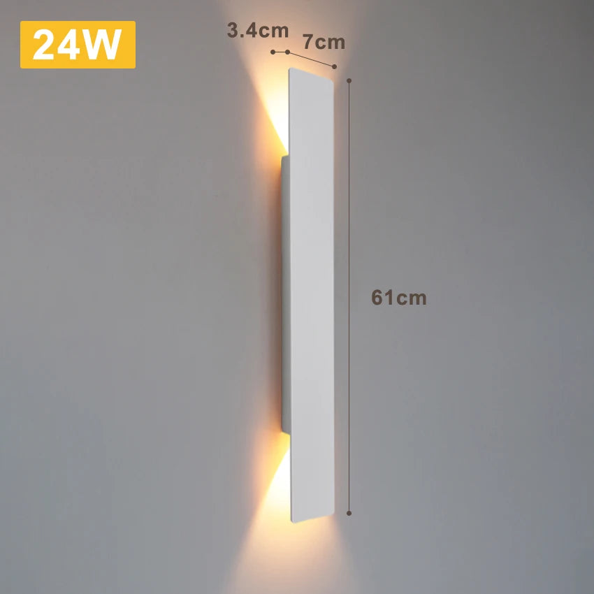 i-Luxor Urban Shine Lampada LED da Parete rettangolare