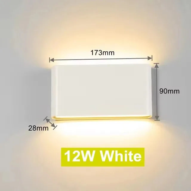i-Luxor Ray LUX RAY i-Luxor Ray Applique LED da Esterno 6W/12W IP65 con Fascio Regolabile