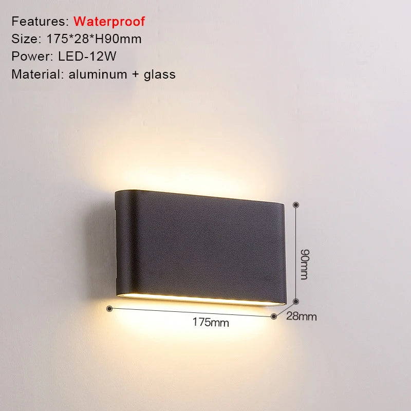 i-Luxor Lumina 2 Lampada da Parete LED Design Cubico per Interni ed Esterni