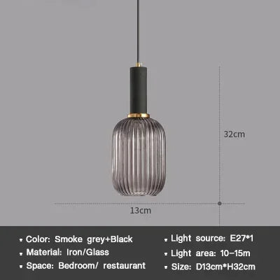 i-LuxCeiling Nordic Glow – Lampada Sospesa in Vetro