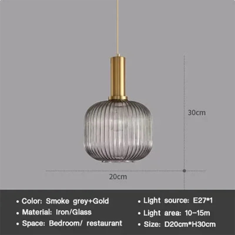i-LuxCeiling Nordic Glow – Lampada Sospesa in Vetro