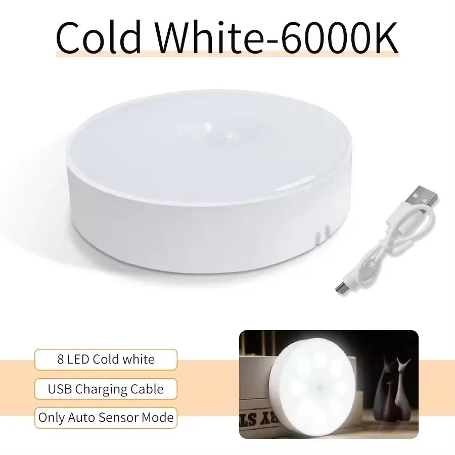i-Lux Dot+ – Luci LED Notturne con Sensore di Movimento e Ricarica USB