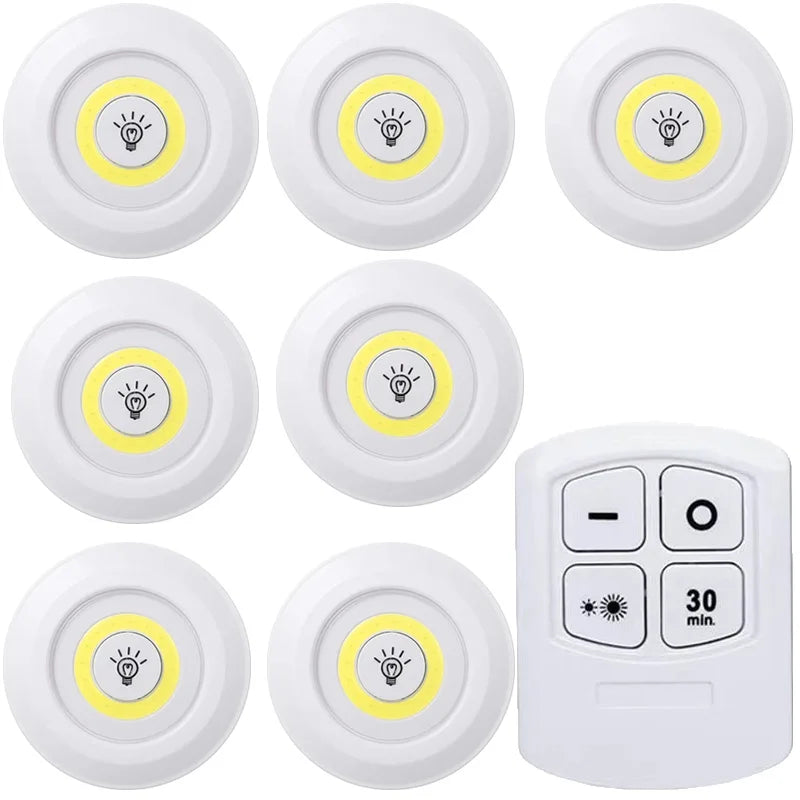 i-Lux Dot – Luce LED Senza Fili Dimmerabile con Telecomando per Armadi e Interni
