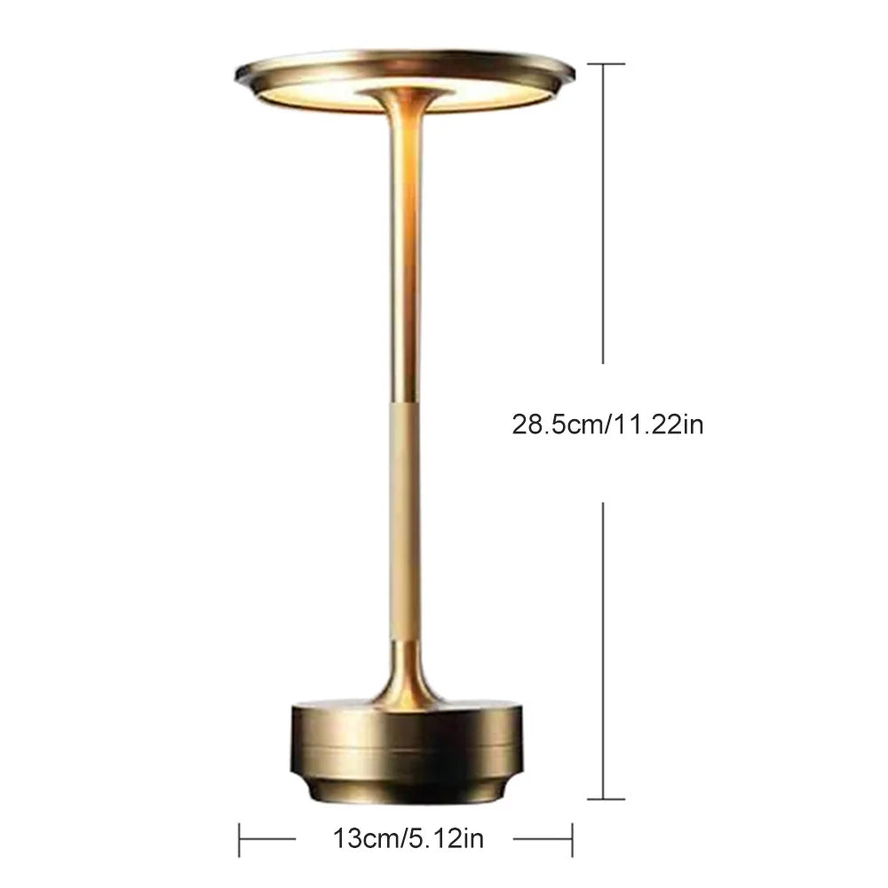 i-Lus NOVA – Lampada da Tavolo Ricaricabile Touch con Dimmer Continuo e 3 Toni di Luce