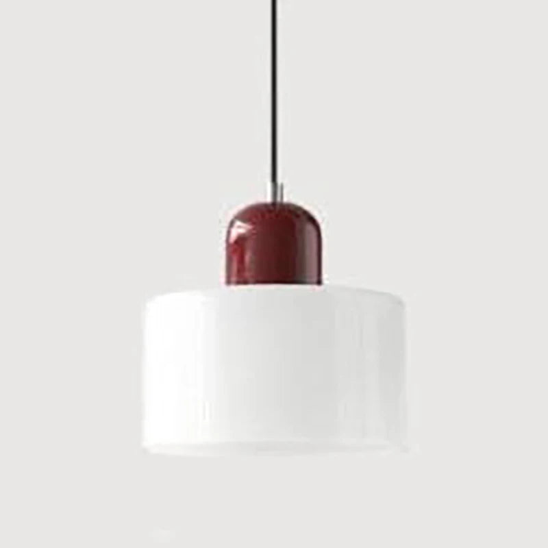 i-lumina Memphis Line – Lampada a Sospensione Retro Bicolore in Vetro