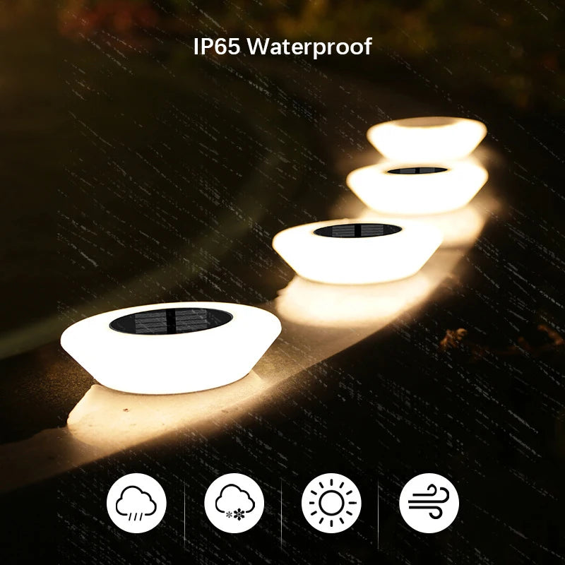 i-Luxor Solar Luci Solari da Giardino (1 o 4 Pezzi) – 14 LED Impermeabili IP65