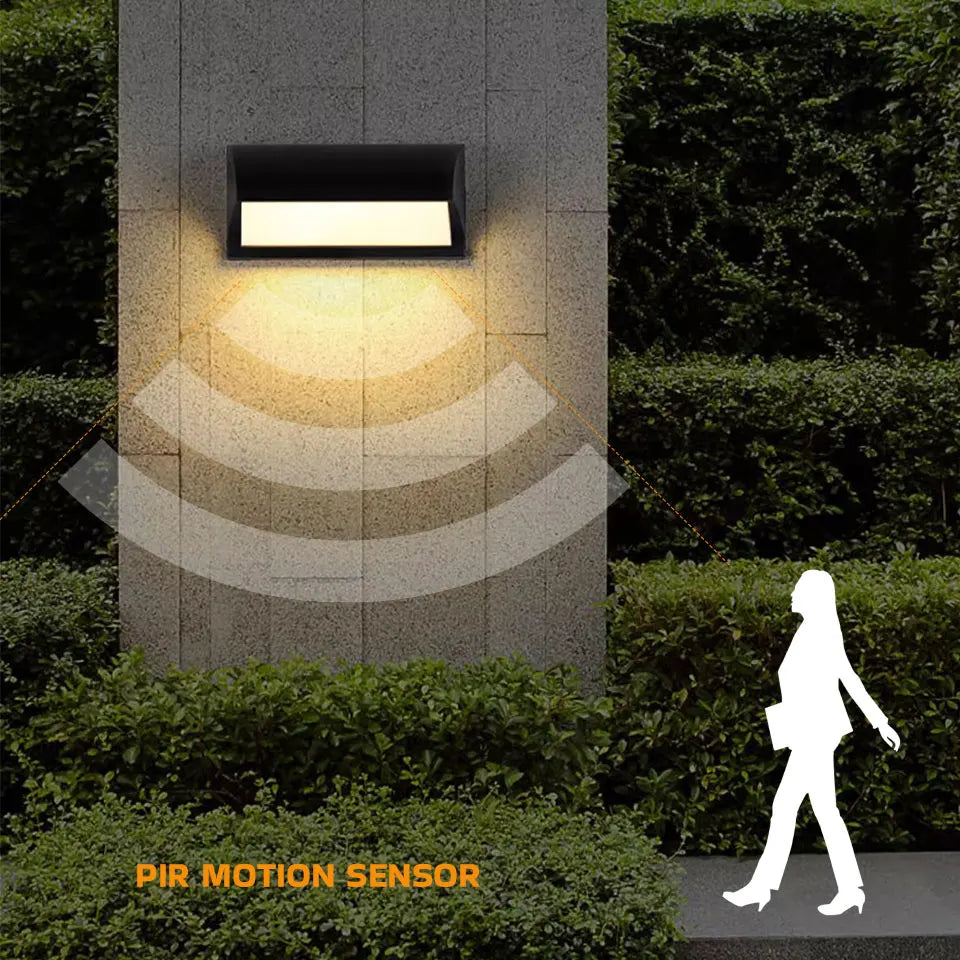 i-Lux Guard – Applique LED da Esterno con Sensore Radar e Protezione IP66