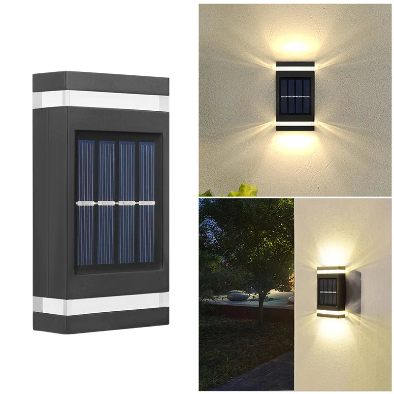 i-Lux Solis – Applique LED Solare da Esterno con Luce Su & Giù IP65