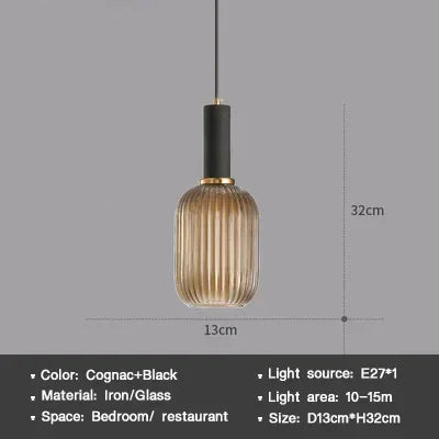 i-LuxCeiling Nordic Glow – Lampada Sospesa in Vetro