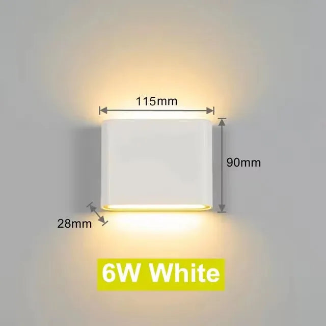i-Luxor Ray LUX RAY i-Luxor Ray Applique LED da Esterno 6W/12W IP65 con Fascio Regolabile
