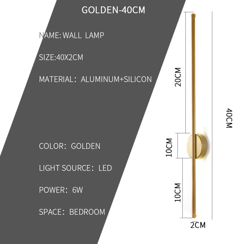 i-LumInterior Strip – Applique LED Minimalista da Parete in Alluminio