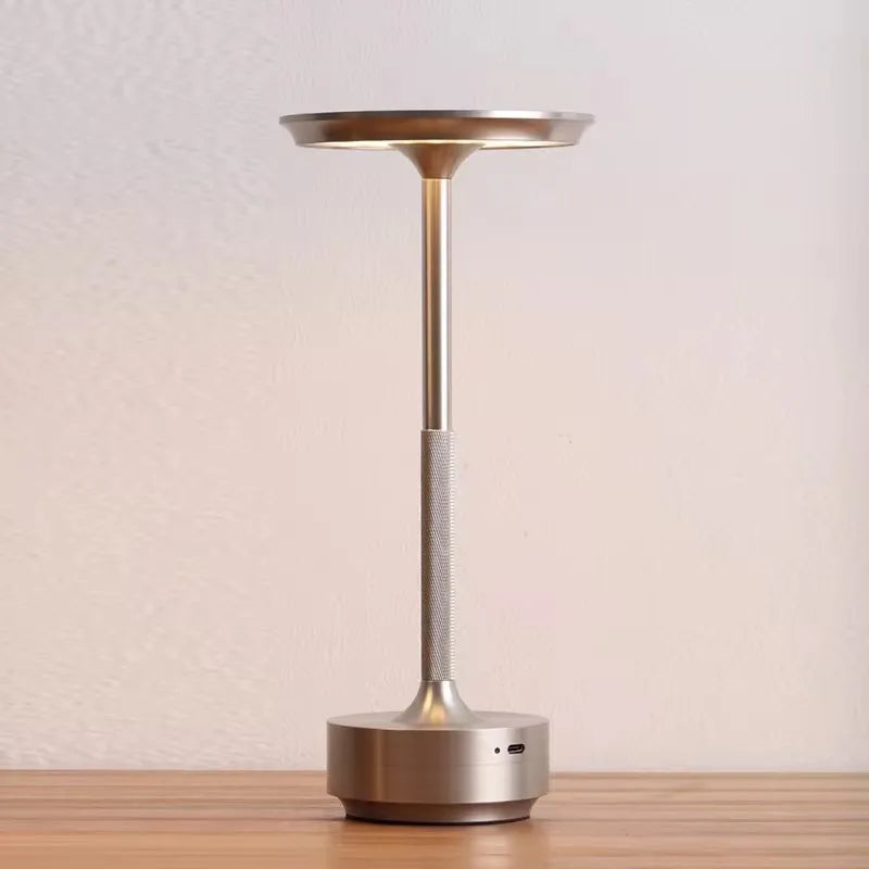 i-Lus AURA – Lampada da Tavolo LED Touch Ricaricabile 3 Tonalità
