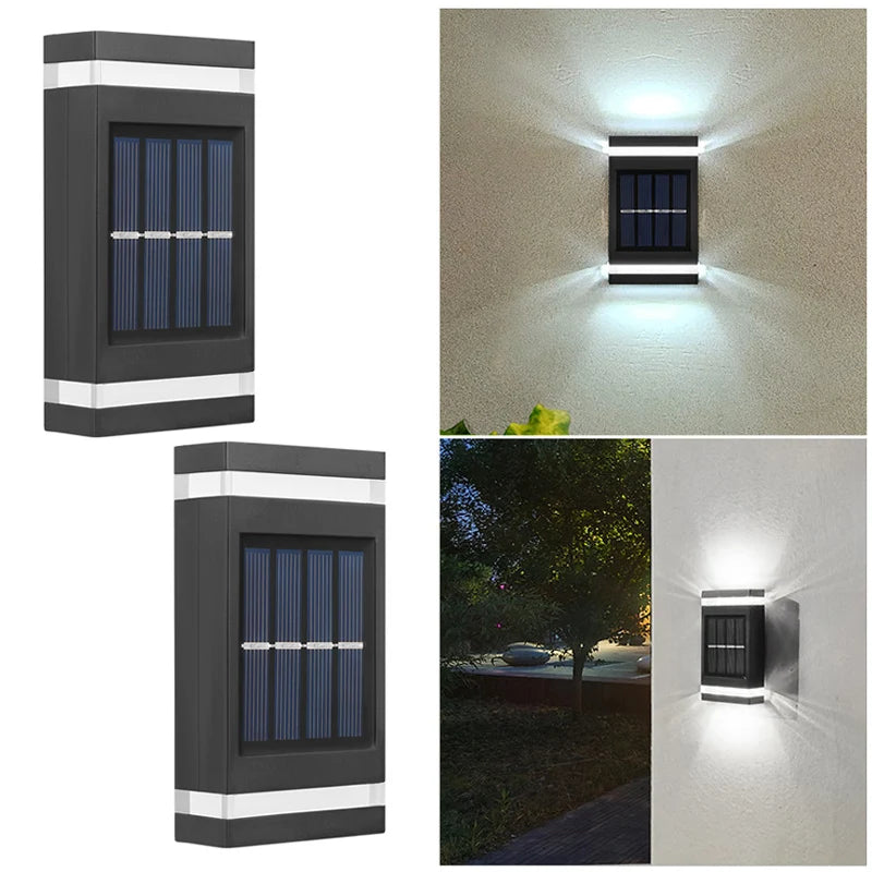 i-Lux Solis – Applique LED Solare da Esterno con Luce Su & Giù IP65