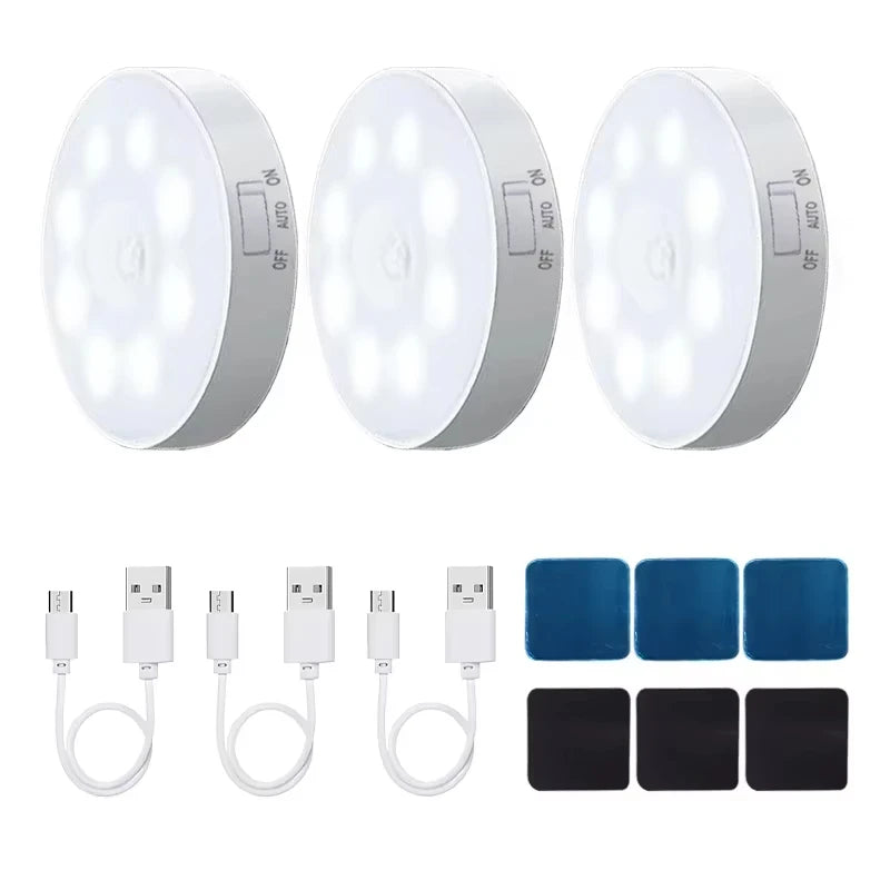 i-Lux Dot+ – Luci LED Notturne con Sensore di Movimento e Ricarica USB