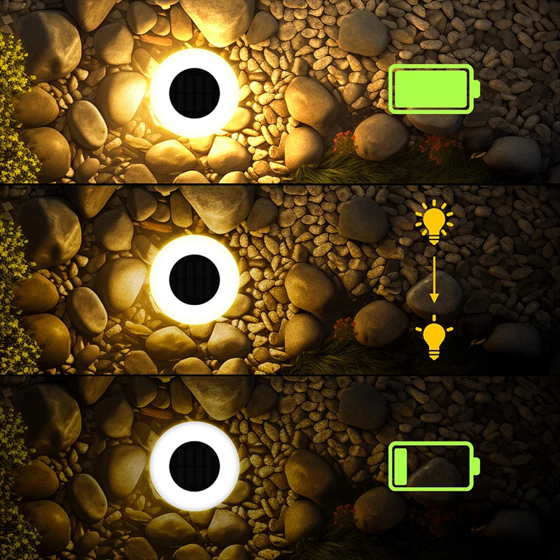 i-Luxor Solar Luci Solari da Giardino (1 o 4 Pezzi) – 14 LED Impermeabili IP65