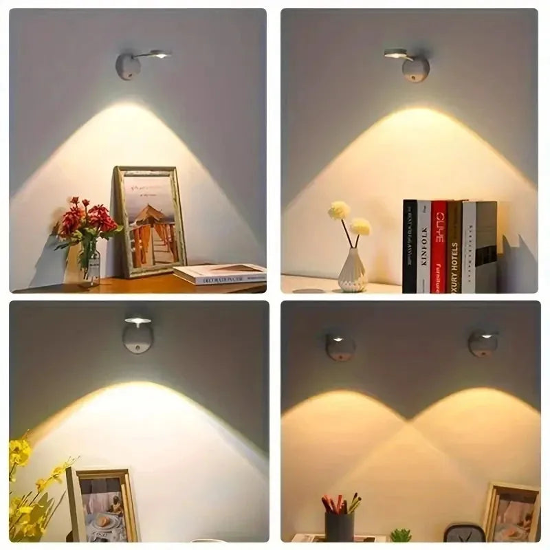 i-Lux Beam – Luce LED da Parete Ricaricabile con Sensore di Movimento e Telecomando