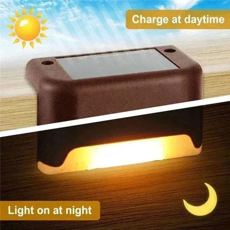 i-Luxor Step Glow – Mini Luci Solari da Esterno per Scale e Giardino