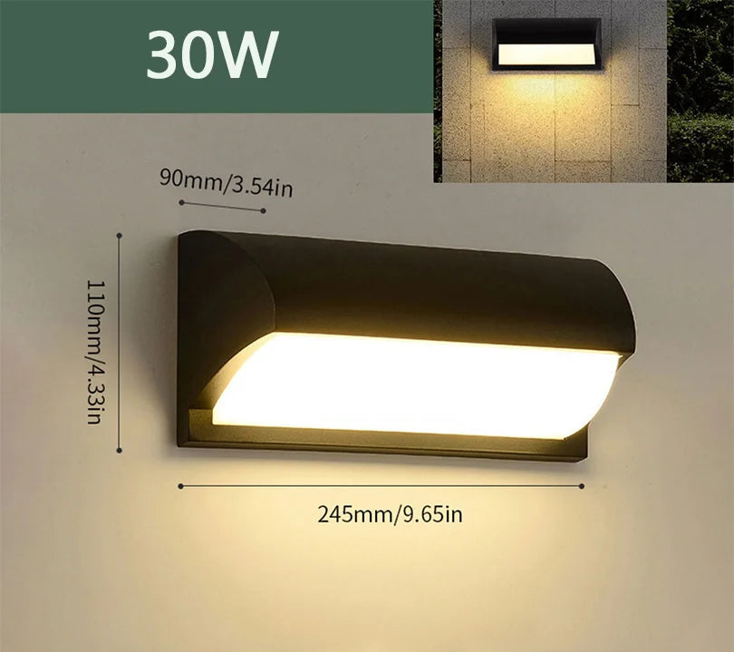 i-Lux Guard – Applique LED da Esterno con Sensore Radar e Protezione IP66