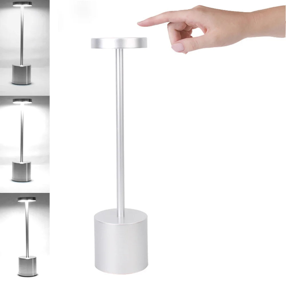 i-Lus NOVA – Lampada da Tavolo Ricaricabile Touch con Dimmer Continuo e 3 Toni di Luce