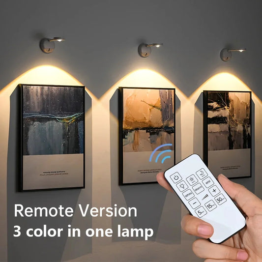 i-Lux Beam – Luce LED da Parete Ricaricabile con Sensore di Movimento e Telecomando
