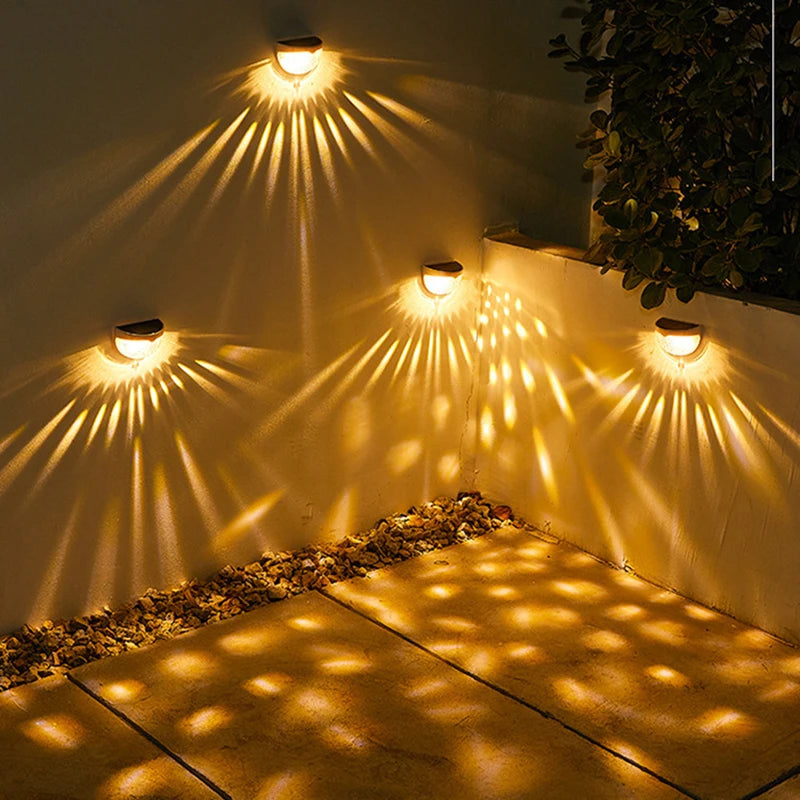 i-Lux Step – Coppia di Luci Solari LED per Scale e Recinzioni da Esterno