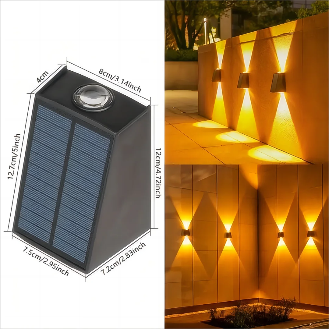 I-Luxor Solar Glow – Applique da Esterno a Energia Solare