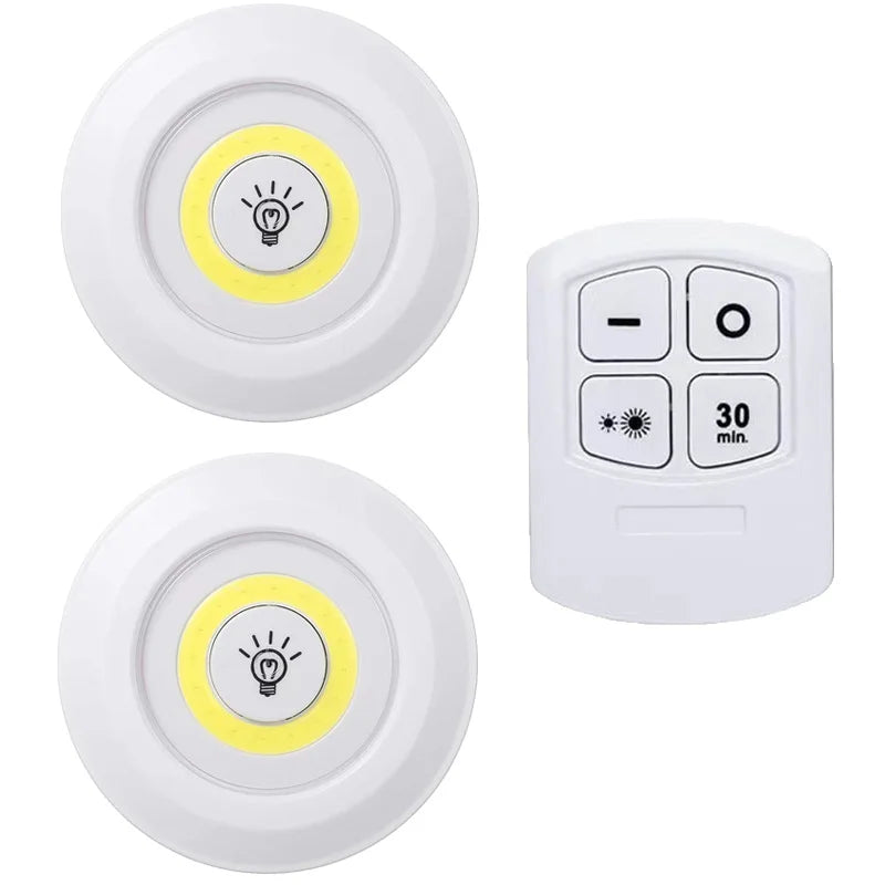 i-Lux Dot – Luce LED Senza Fili Dimmerabile con Telecomando per Armadi e Interni