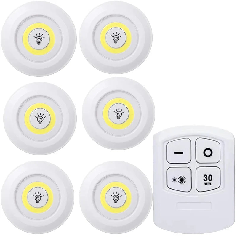 i-Lux Dot – Luce LED Senza Fili Dimmerabile con Telecomando per Armadi e Interni