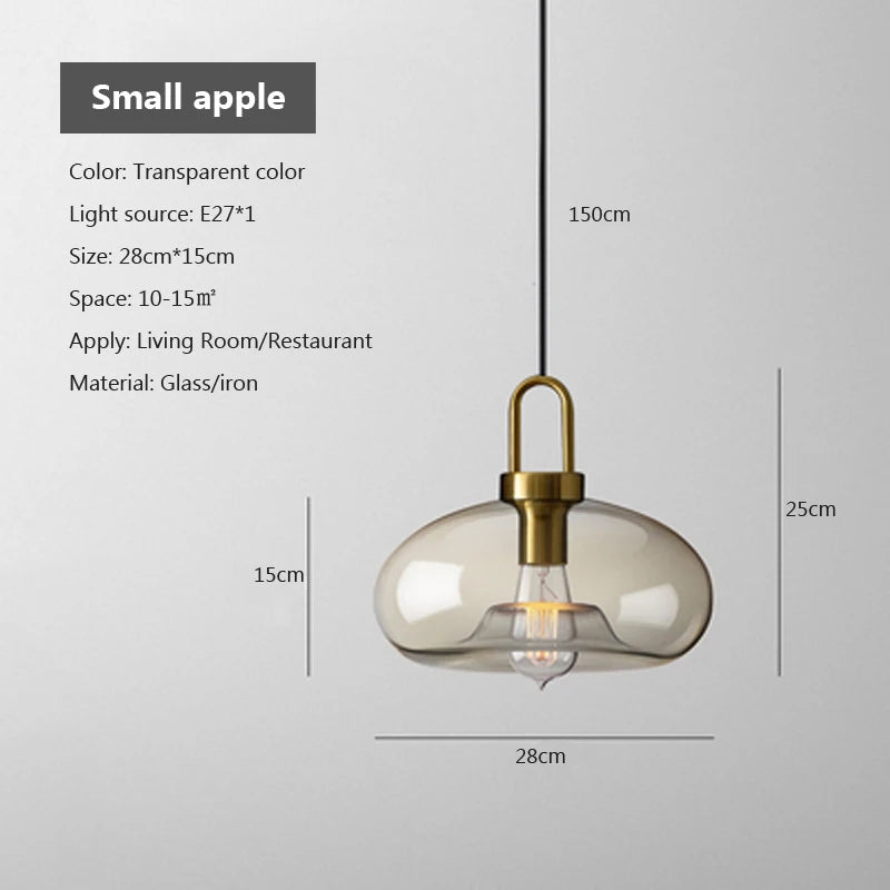 i-LuxCeiling Loft – Lampadario Pendente in Vetro