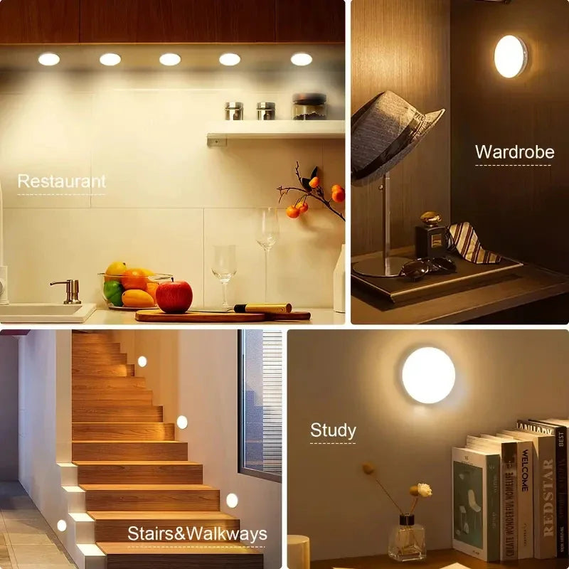 i-Lux Dot+ –  Luci LED Notturne con Sensore di Movimento e Ricarica USB
