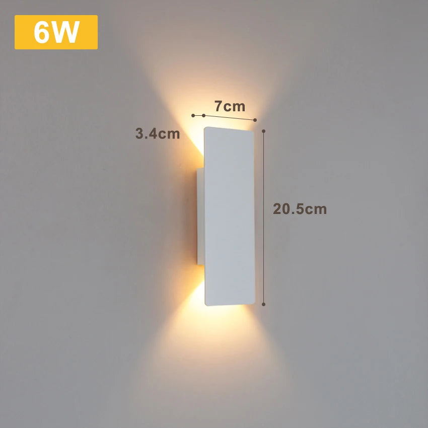 i-Luxor Urban Shine Lampada LED da Parete rettangolare