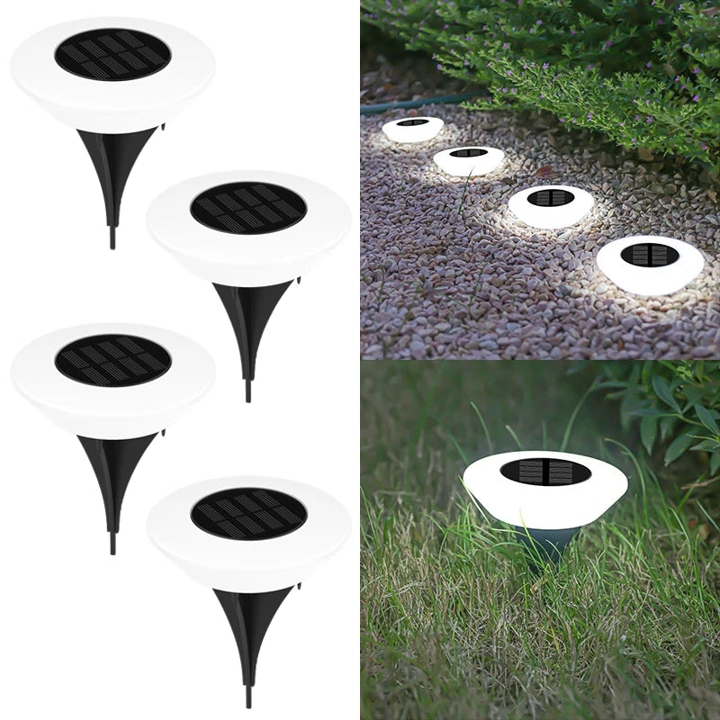 i-Luxor Solar Luci Solari da Giardino (1 o 4 Pezzi) – 14 LED Impermeabili IP65