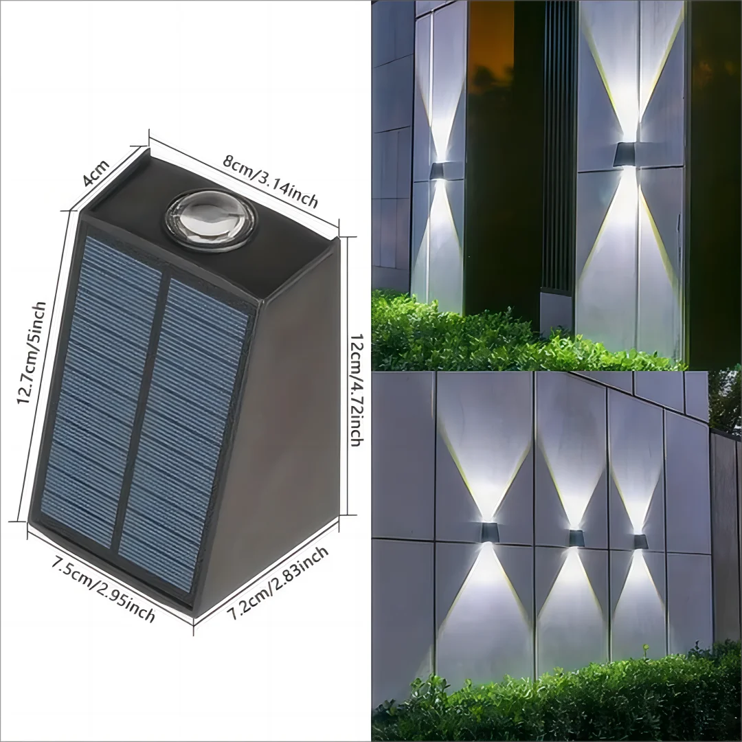 I-Luxor Solar Glow – Applique da Esterno a Energia Solare