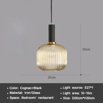 i-LuxCeiling Nordic Glow – Lampada Sospesa in Vetro