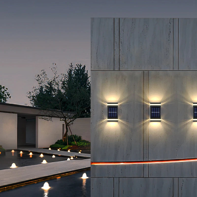 i-Lux Solis – Applique LED Solare da Esterno con Luce Su & Giù IP65