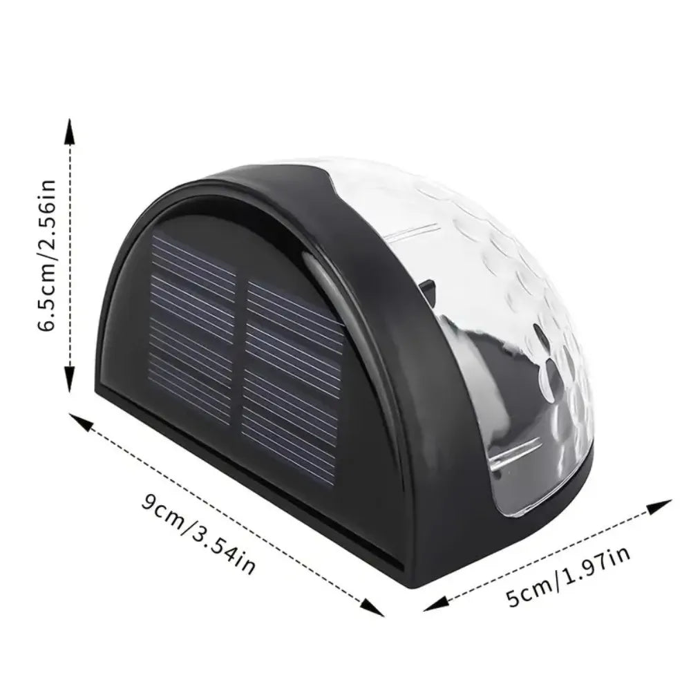i-Lux Step – Coppia di Luci Solari LED per Scale e Recinzioni da Esterno