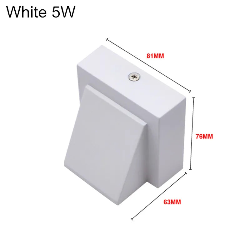 i-Luxor CubeLampada da parete LED moderna in alluminio, impermeabile IP65 per interno ed esterno