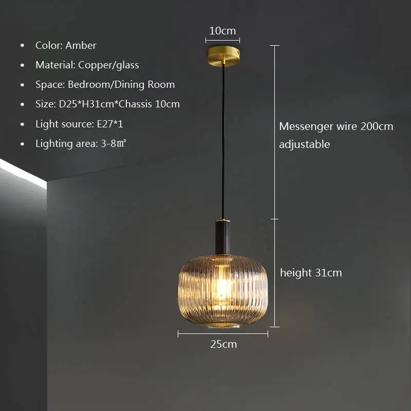 i-LuxCeiling Nordic Glow – Lampada Sospesa in Vetro