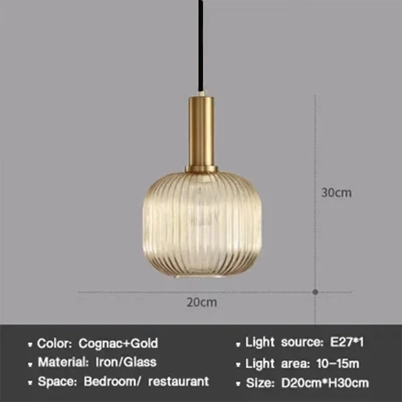 i-LuxCeiling Nordic Glow – Lampada Sospesa in Vetro