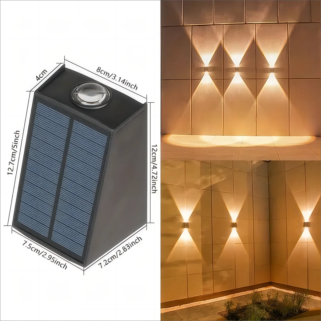 I-Luxor Solar Glow – Applique da Esterno a Energia Solare