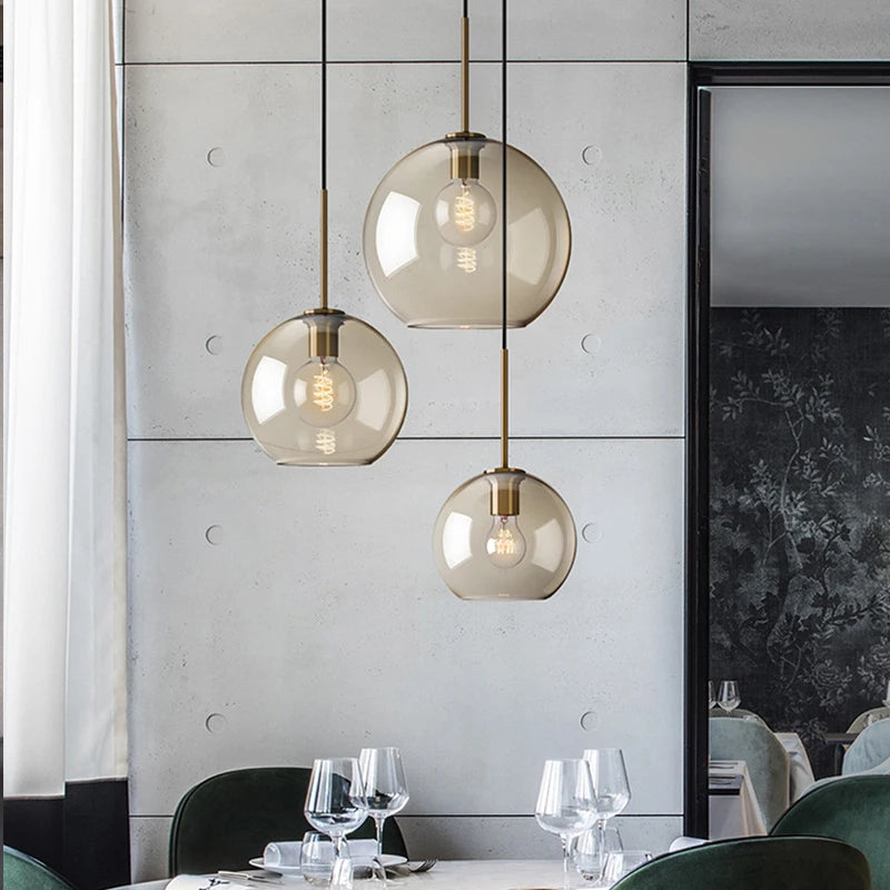 i-LuxCeiling Loft – Lampadario Pendente in Vetro