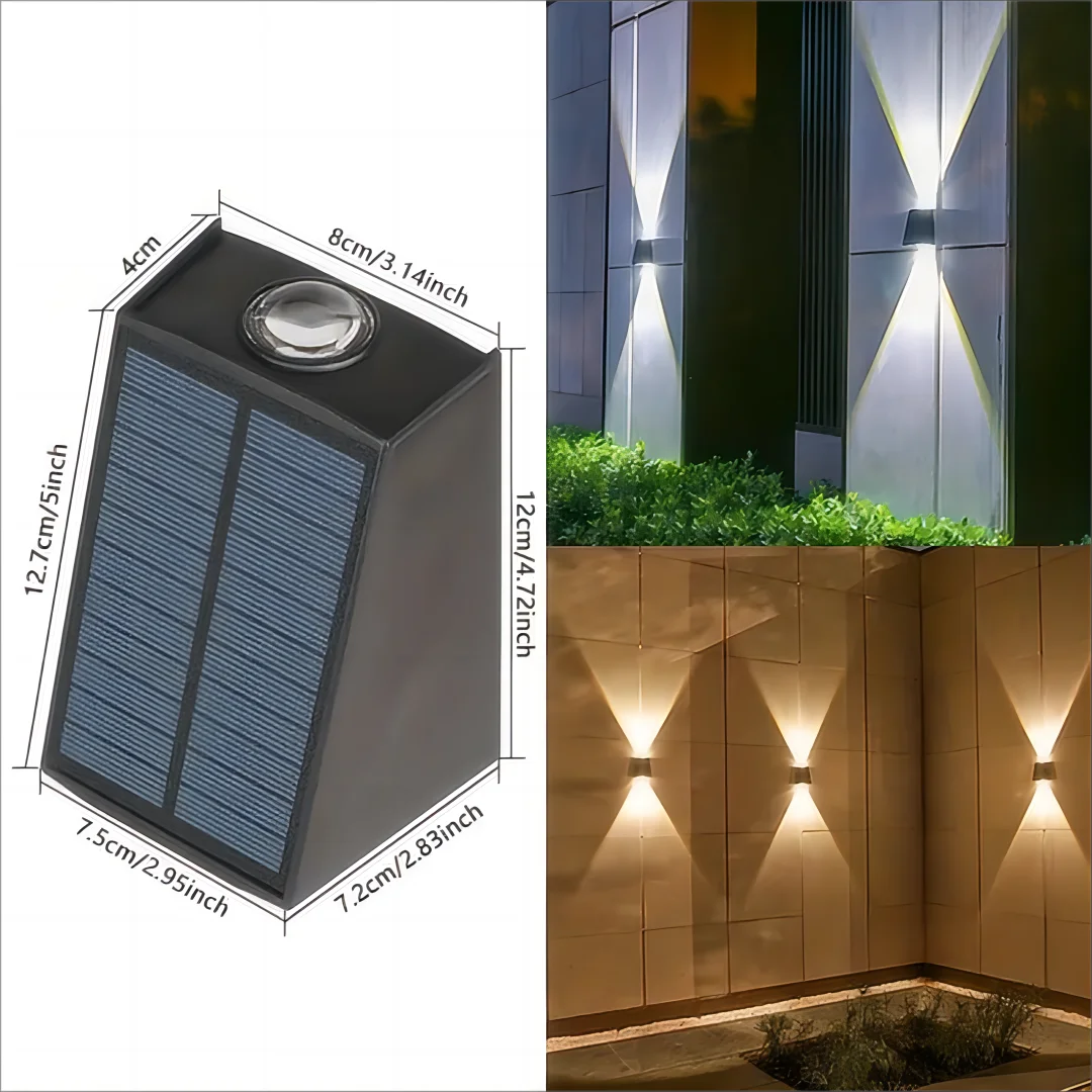 I-Luxor Solar Glow – Applique da Esterno a Energia Solare