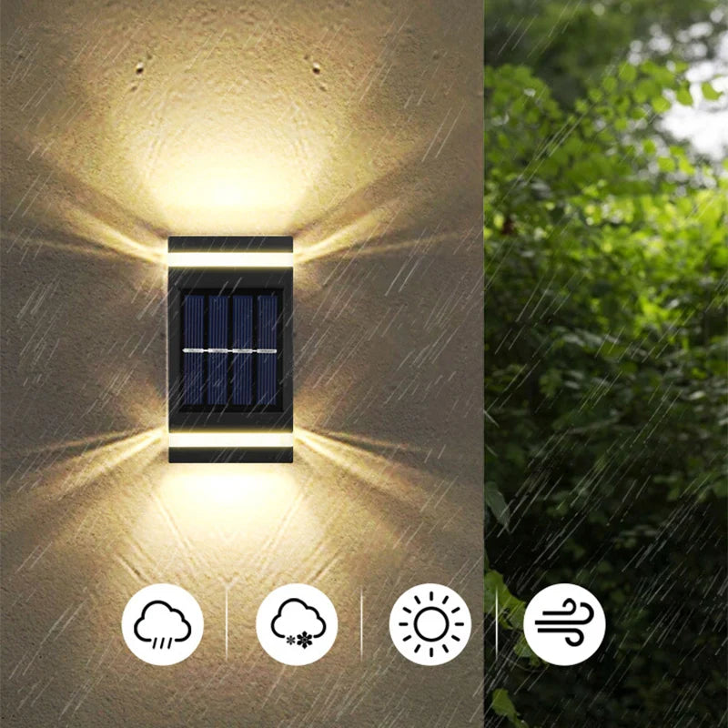 i-Lux Solis – Applique LED Solare da Esterno con Luce Su & Giù IP65