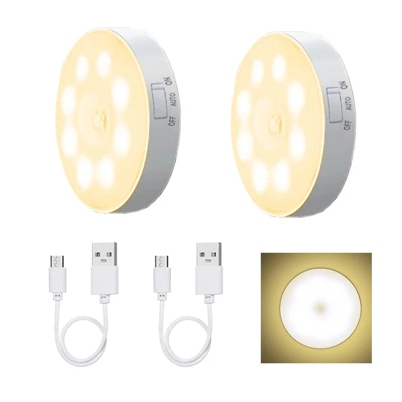 i-Lux Dot+ –  Luci LED Notturne con Sensore di Movimento e Ricarica USB