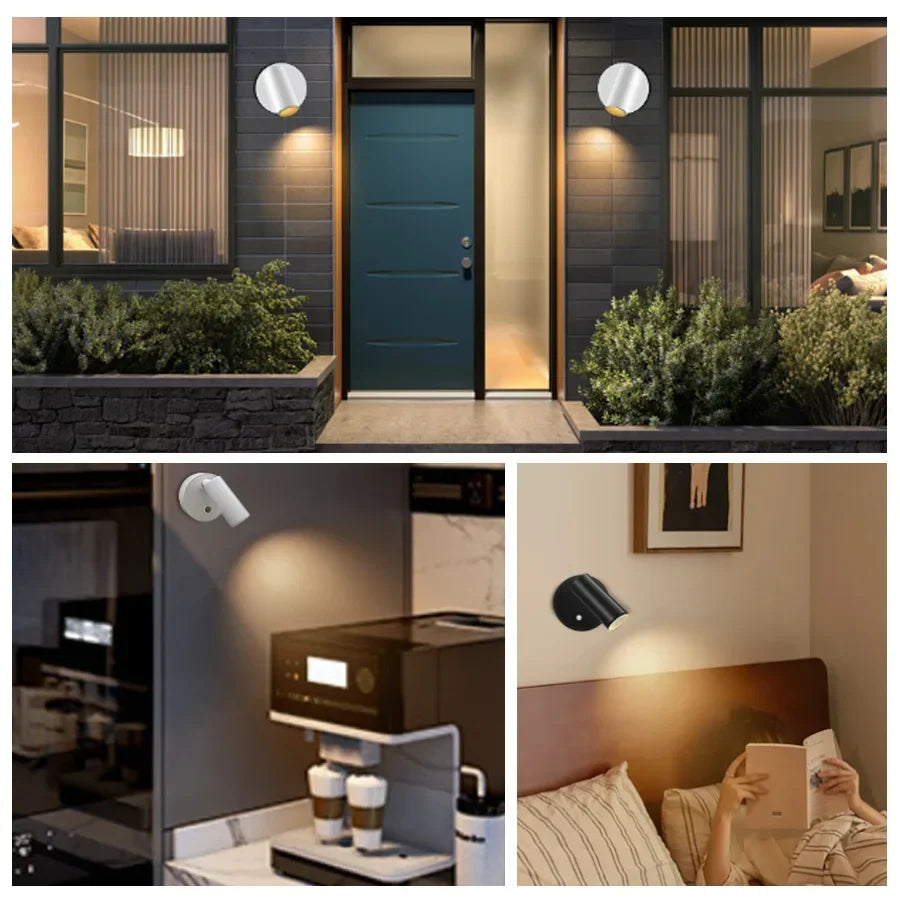 i-Lux Orb – Lampada Touch LED Ricaricabile da Parete con Supporto Magnetico e Luce Regolabile