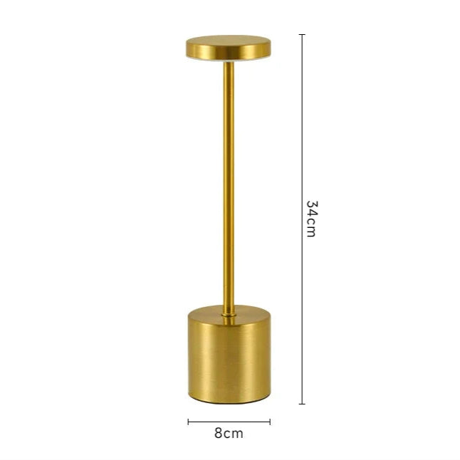 i-Lus VERA 2 – Lampada da Tavolo LED Touch Ricaricabile con Dimmer Continuo