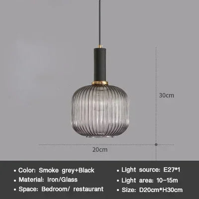 i-LuxCeiling Nordic Glow – Lampada Sospesa in Vetro