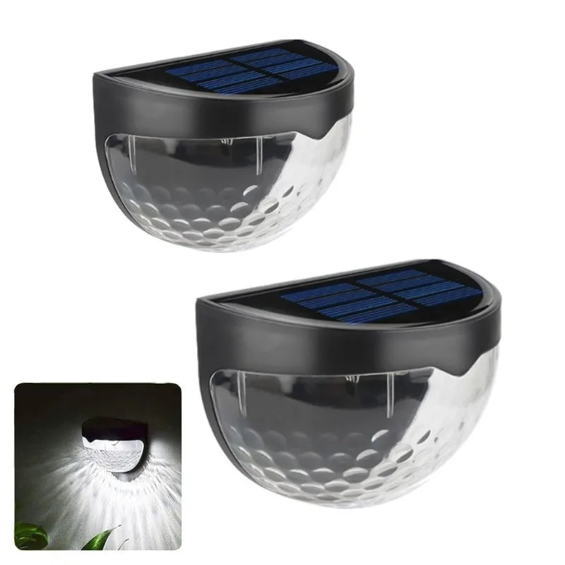 i-Lux Step – Coppia di Luci Solari LED per Scale e Recinzioni da Esterno