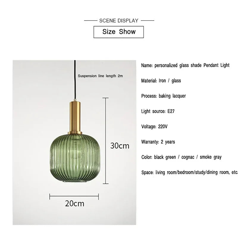 i-LuxCeiling Nordic Glow – Lampada Sospesa in Vetro