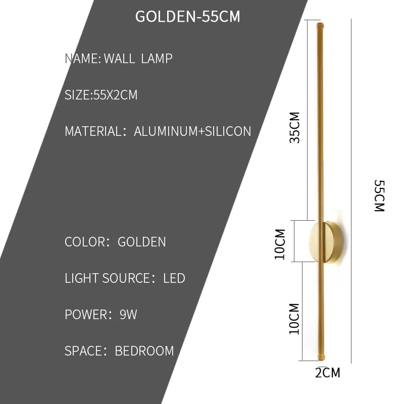 i-LumInterior Strip – Applique LED Minimalista da Parete in Alluminio